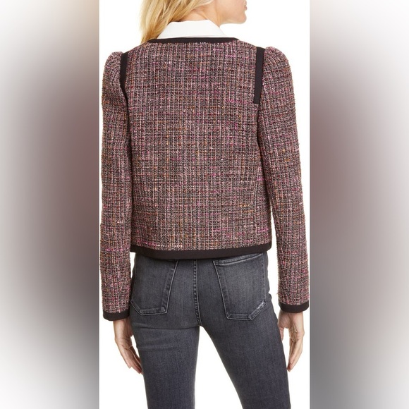 Kate Spade Puff Sleeve Tweed Jacket - Picture 2 of 7